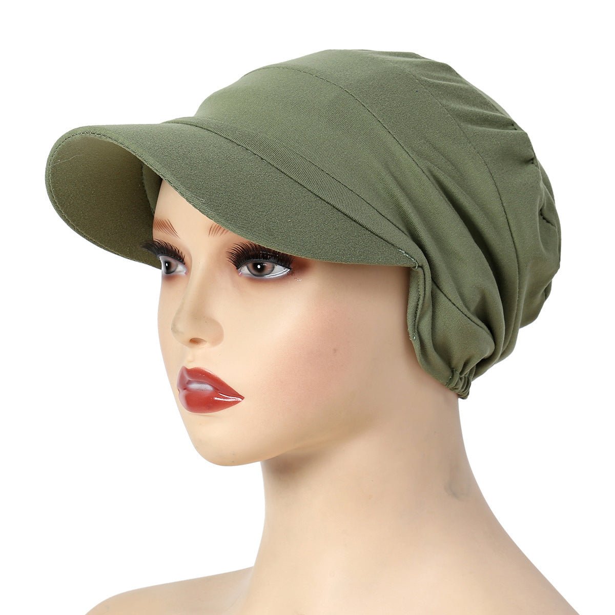 Versatile Hijab, Bottom Hat with Brim (MH108)