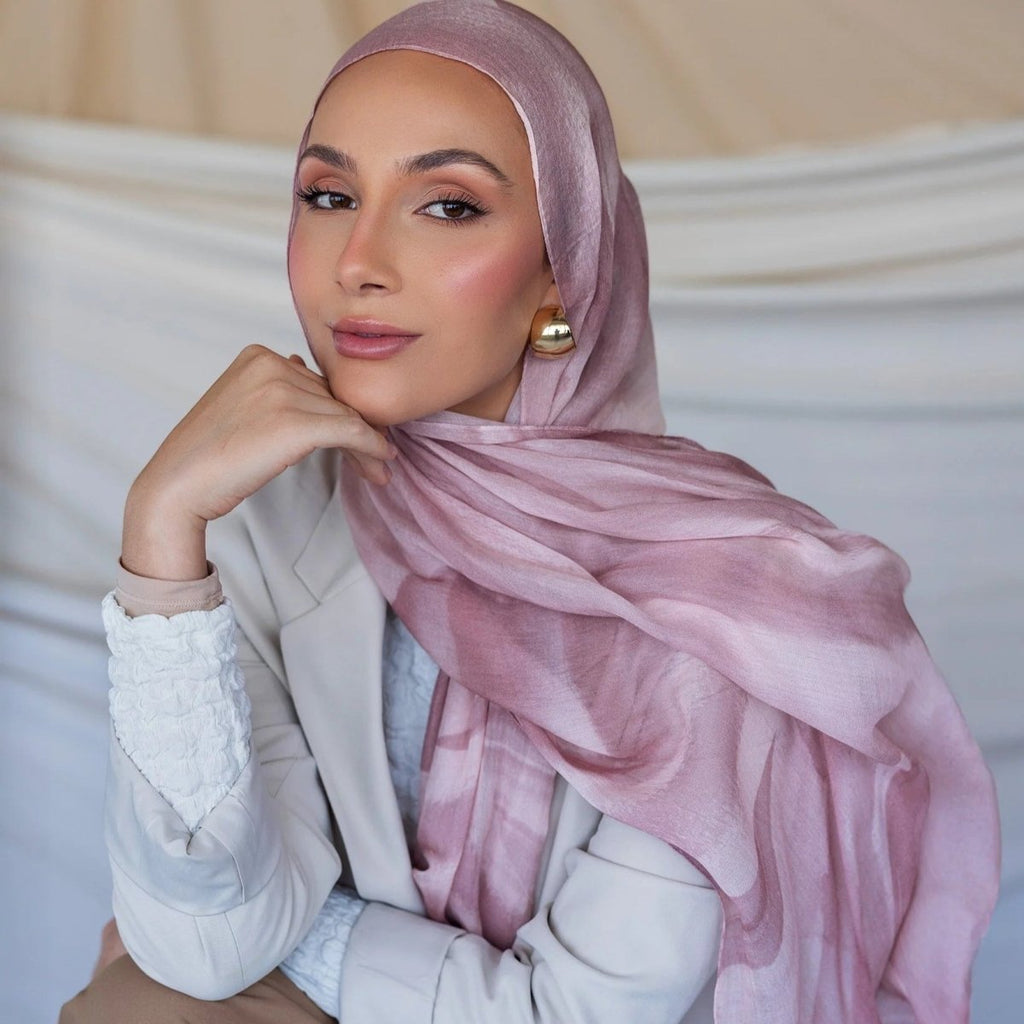 Versatile Watercolor Painted Hijab Collection (MH175)