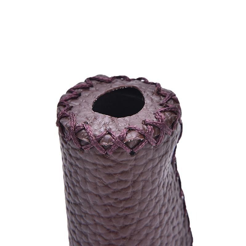 Vintage Retro Riding Road Mountain Bike Bicycle Handlebar Grip Artificial Leather Cycling Grip Health Gear Bicycle Handlebar Grips Bike Handle Cover Grips Artificial Leather Bicycle Handle Covers For Sports Riding