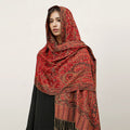 Vintage Shawl Cashew Flower Tassel Hijab (MH101)