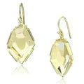 VL066 - IP Gold(Ion Plating) Brass Earrings with Synthetic Synthetic