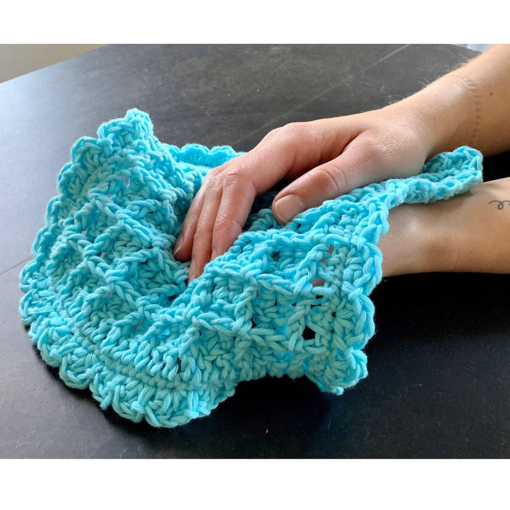 Waffle Stitch Washcloth Crochet Pattern