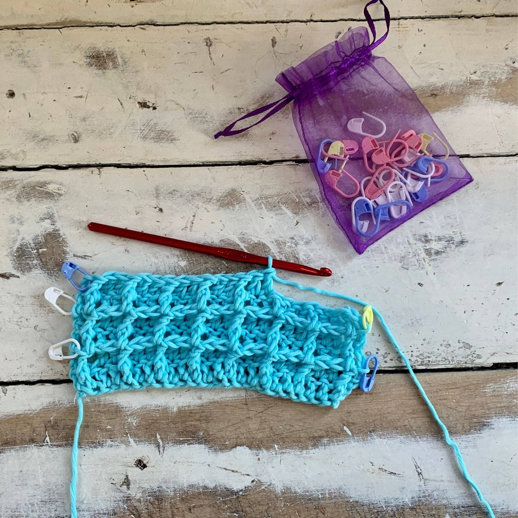 Waffle Stitch Washcloth Crochet Pattern