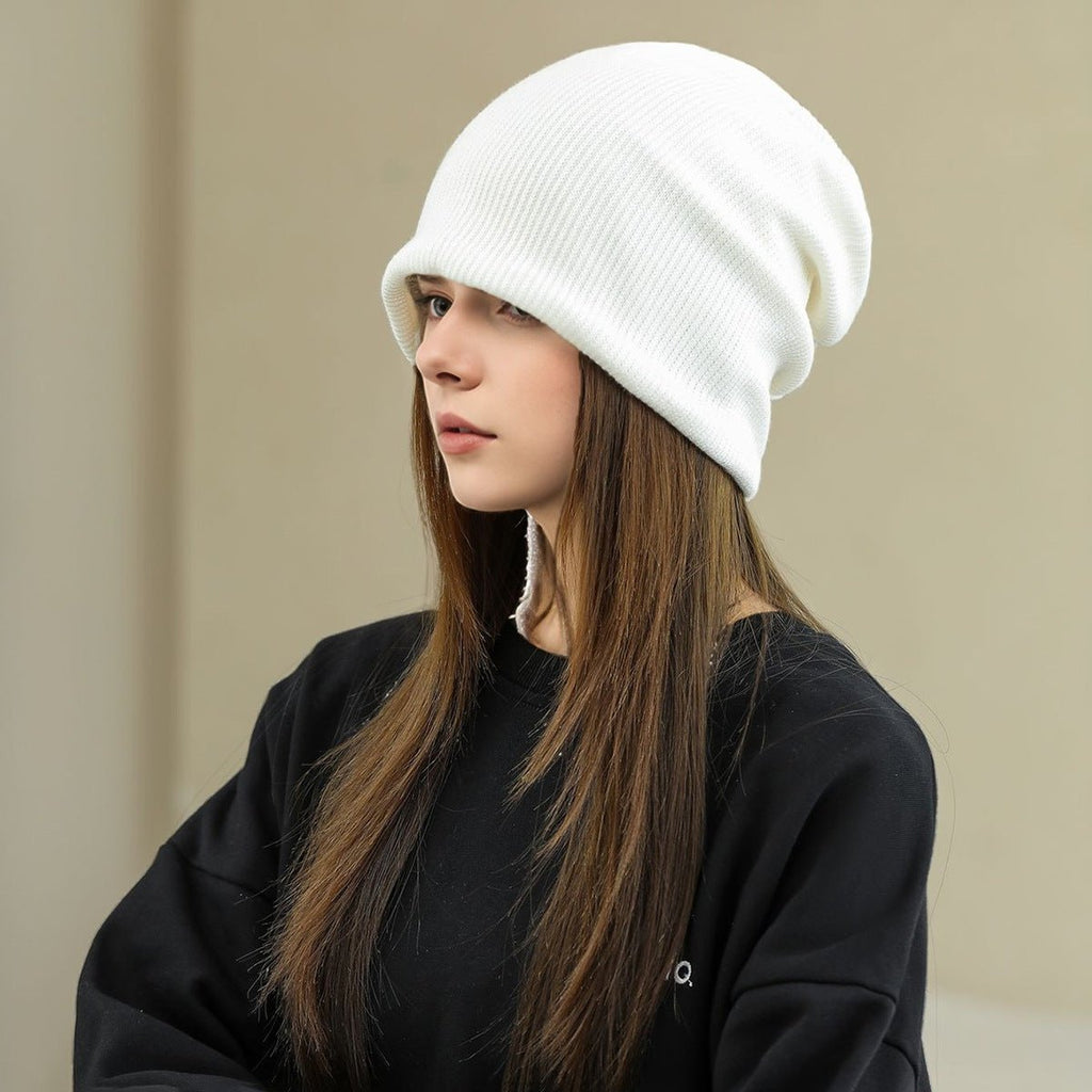 Warm Knit Beanie with Looped Scarf Set (MAC299)