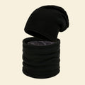 Warm Knit Beanie with Looped Scarf Set (MAC299)