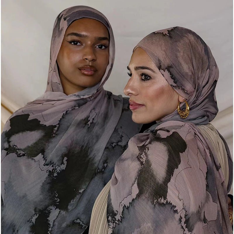 Watercolor Series Printed Headscarf Hijab (MH179)