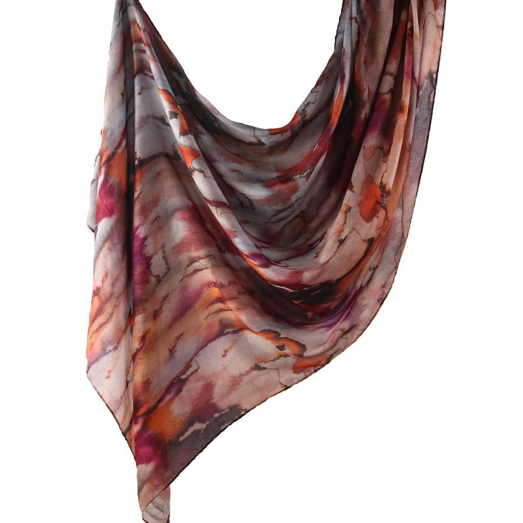 Watercolour Floral  Printed Hijab (MH103)