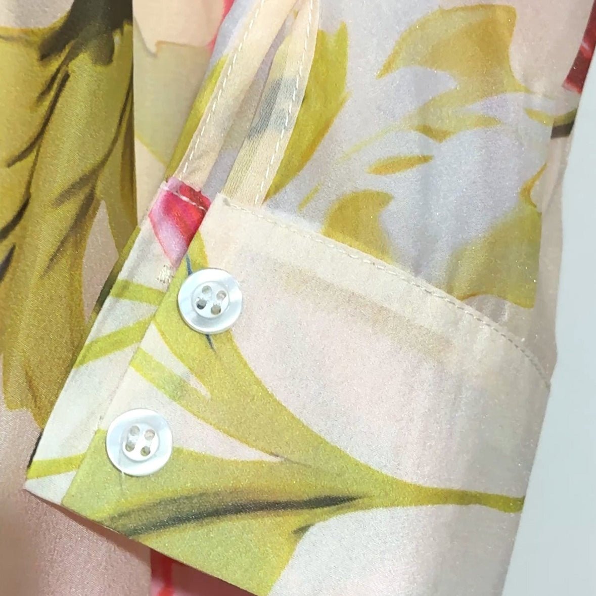 Watercolour Floral Shirt Maxi Dress(MS414)