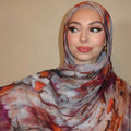 Watercolour Wash Hijab Scarf(MH240)