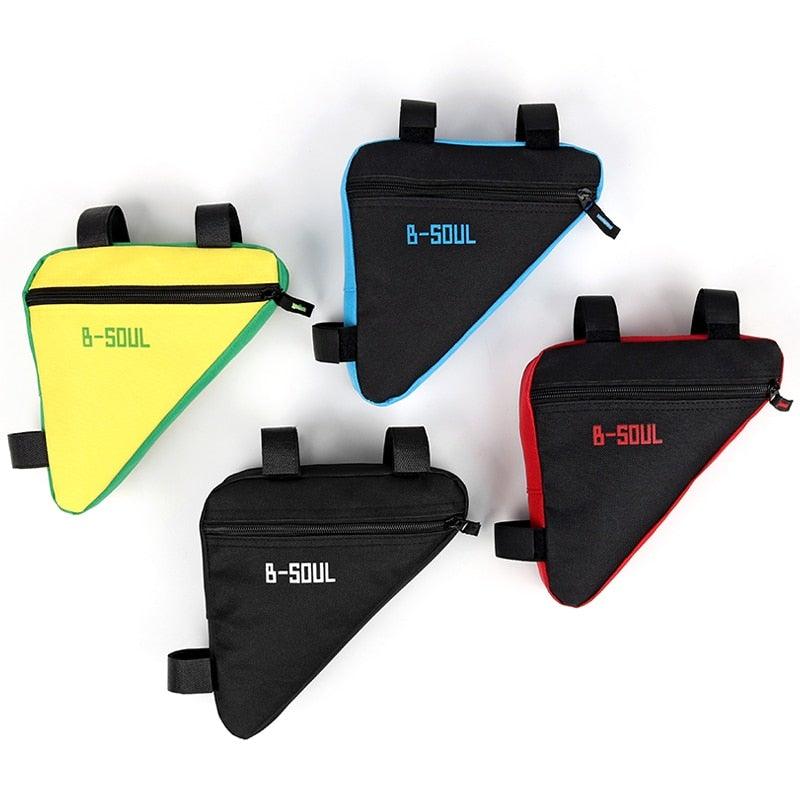 Waterproof Bicycle Bag Bike Triangle Bag For Bicycle Front Frame Bag Bike Bag Cycling Top Tube Bag Bicycle Bottle Bag Bike Storage Frame Bag Bicycle Front Tube Triangle Water Resistant Cycling Pack Strap On Pouch Bike Accessories Tool Accessible