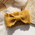 Wide Knitted Headband Bows Knotted Winter Women Turban Hair Accessories For Girls Lady Soft Knitting Winter Headbands Gorgeous Hair Accessories For Women