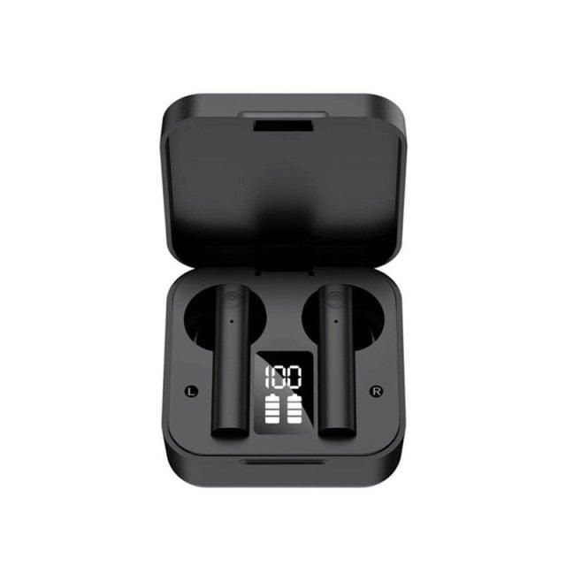 Wireless Bluetooth Earphone Air Sports Running Headphone LED Display Earbuds Noise Reduction Updated Design with Industry Leading Sound & Improved Comfort, Long Wireless Range