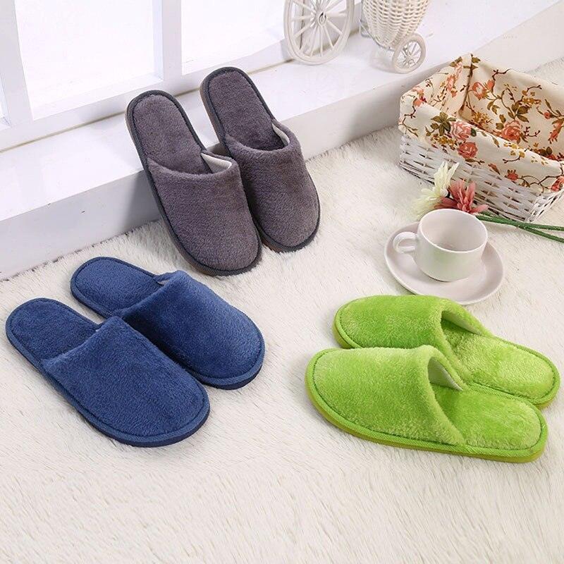 Women Indoor House Plush Soft Cute Cotton Slippers Shoes Non-slip Floor Home Slippers Slides For Bedroom Memory Foam Slippers Scuff Outdoor Indoor Warm Plush Bedroom Shoes With Fur Lining