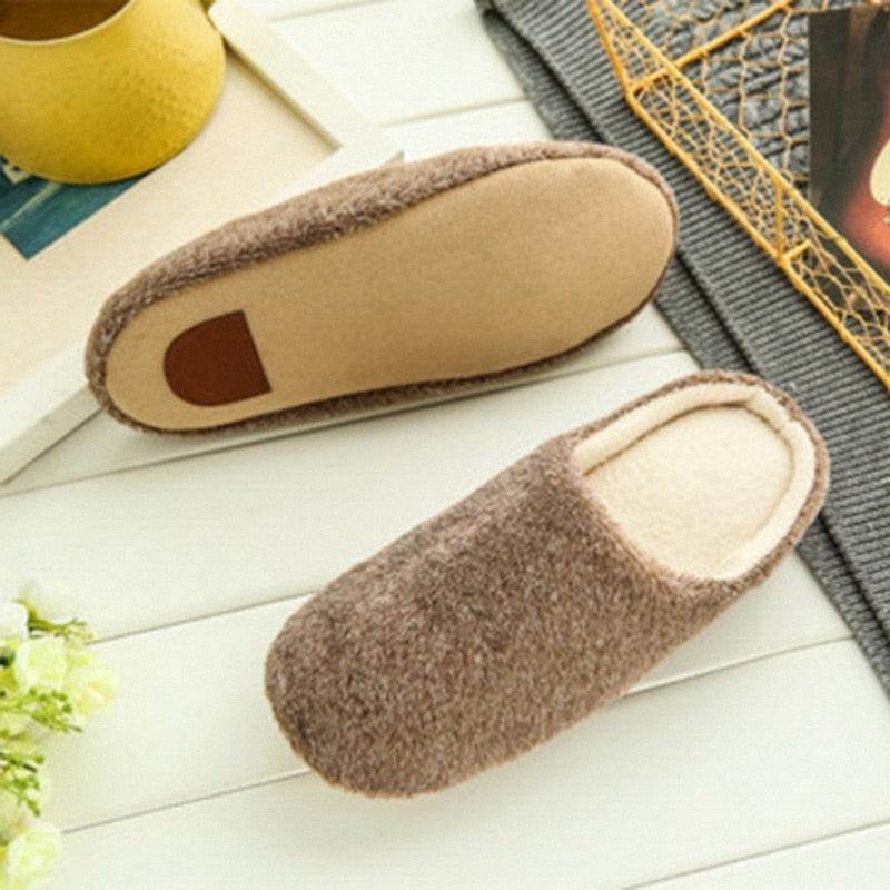Women Indoor House Plush Soft Cute Cotton Slippers Shoes Non-slip Floor Home Slippers Slides For Bedroom Memory Foam Slippers Scuff Outdoor Indoor Warm Plush Bedroom Shoes With Fur Lining