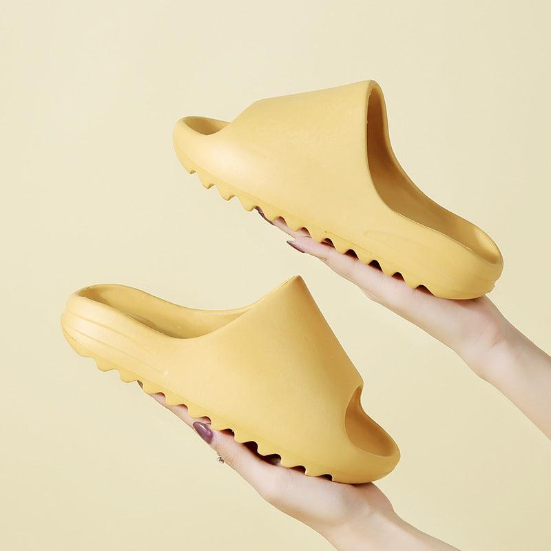 Women Platform Flat Slippers Outdoor Flip Flops Summer Beach Fashion Indoor Slippers Unisex Men Non-slip Slides Thick Sole Home House Cloud Cushion Sandals For Indoor And Outdoor