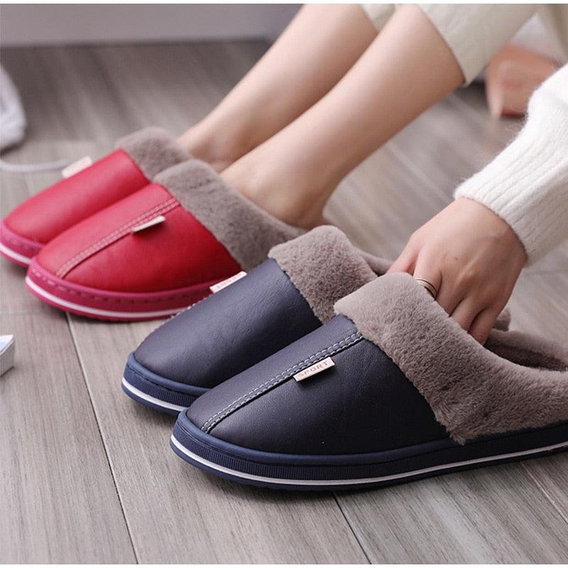 Women's Home Slippers Plush Warm House Shoes Non-Slip Soft Winter Indoors Bedroom Couples Floor Slipper Comfy Warm Memory Foam Faux Fur Indoor Outdoor Non Slip Winter Home Shoes