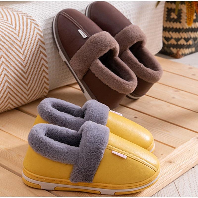 Women's Home Slippers Plush Warm House Shoes Non-Slip Soft Winter Indoors Bedroom Couples Floor Slipper Comfy Warm Memory Foam Faux Fur Indoor Outdoor Non Slip Winter Home Shoes