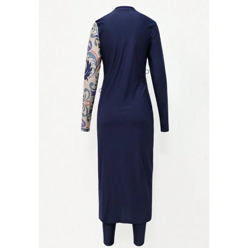 Modest Burkini Swimwear, Modest Swimwear for Muslim Women, Burkini With Hijab (MB018)