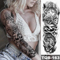 Womens Large Waterproof Temporary Sticker Tattoo Tiger Fox Luxury Design From Wonderland