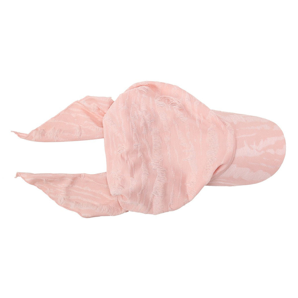 Women's Multi-Color Fashion Baseball Cap – Frayed Edge Boho Beanie with Feather Detail（MH113）