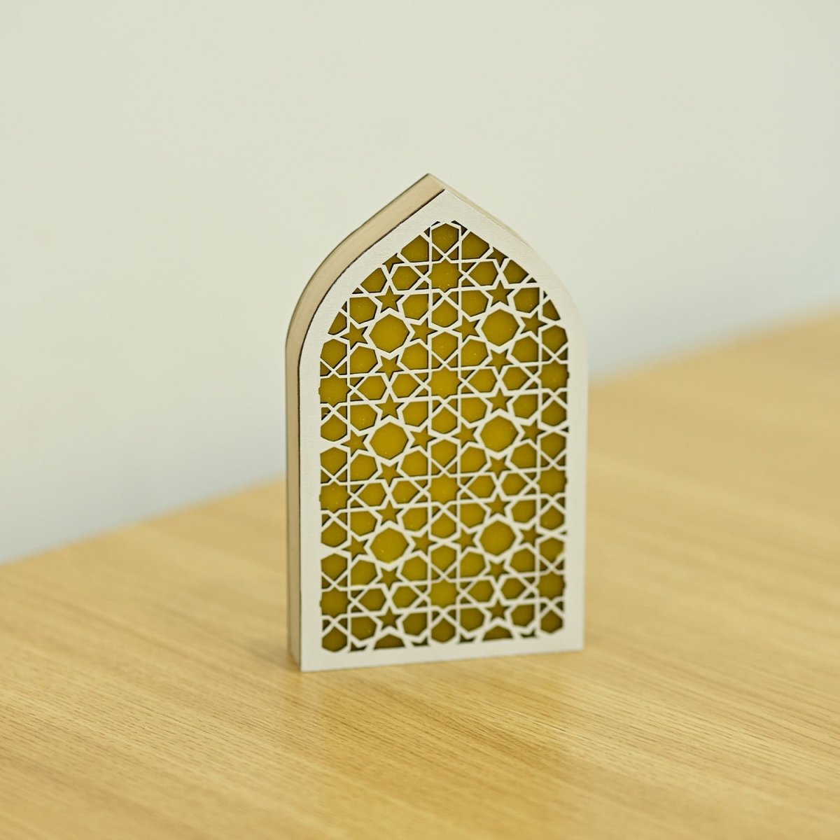 Wooden Light Up LED Gift Eid Decoration (MR070)