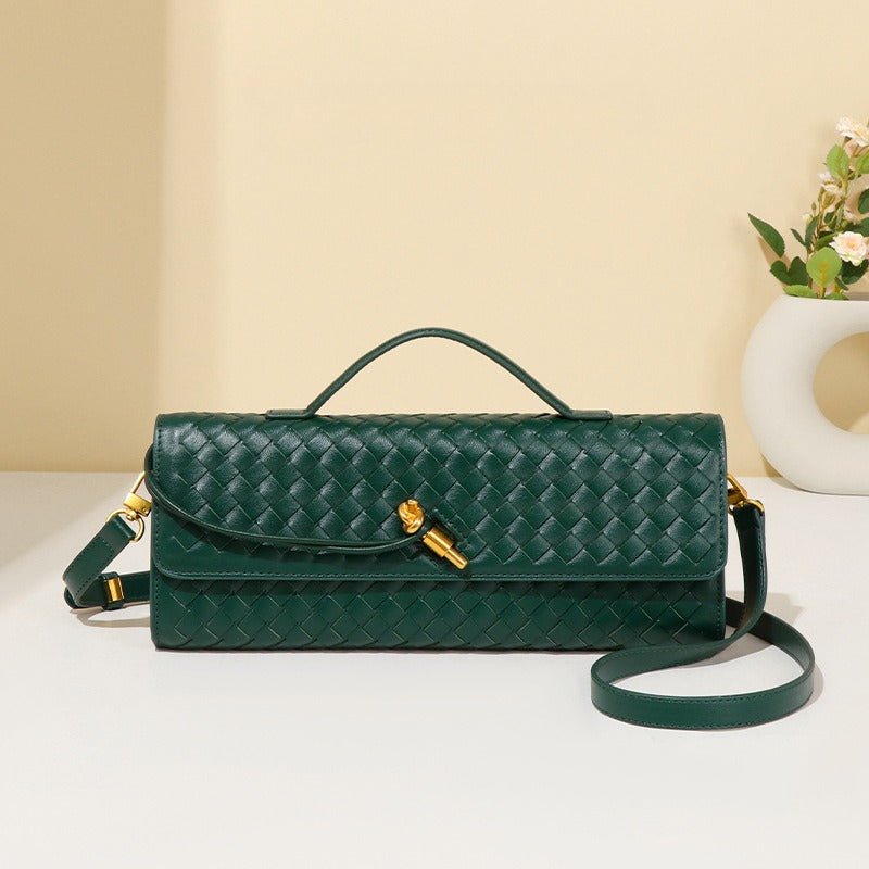 Woven PU Leather Clutch Bag(MAC432)