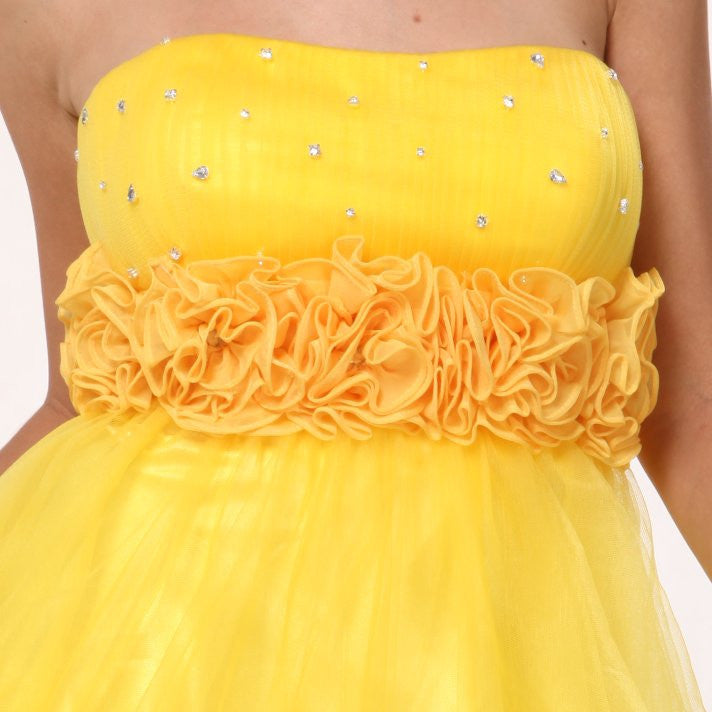 CLEARANCE - Cinderella Divine 414 Short A-Line Tulle Dress (Size 6)