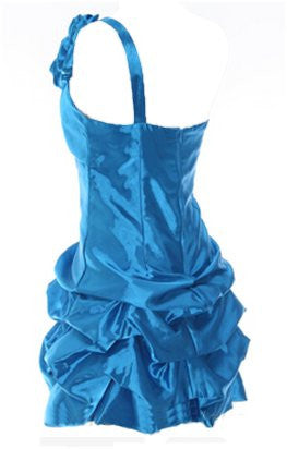 CLEARANCE - Cinderella Divine U709 One Shoulder Cocktail Party Dress Layer Skirt
